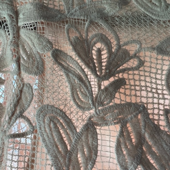 See by Chloe | Guipure lace and Cotton Mini Dress Sz 44 - Picture 5 of 7